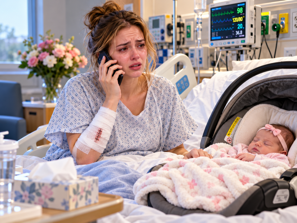 PART 1 – Seven Stitches, a Sleeping Baby, and the Familiar Excuse That Made Me Question Everything