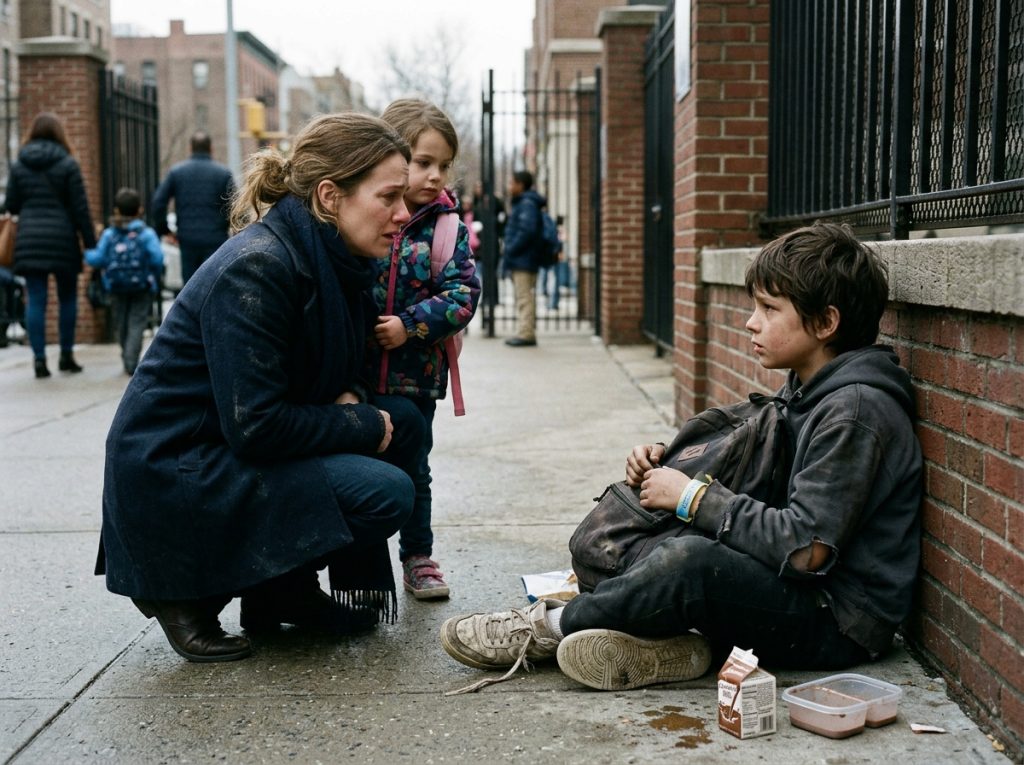 PART 1 – The Blue Hospital Bracelet That Made a Mother Stop in the Middle of the Street